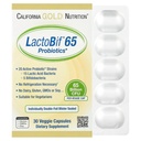 LactoBif Probiotics, 65 Bllion CFU, 20 Active & Clinically Researched Probiotic Strains, Soy-Free, Sugar-Free, 채식주의 자, 개별적으로 두 배 포일 물집 밀봉, 30 Veggie 캡슐