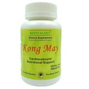 Kong May Herbal Supplement with Red Yeast Rice, Natto Fermented Powder, Antrodia Mushrooms | 전체 건강과 웰빙을위한 모든 자연 심혈관 지원 - 60 Meditalent