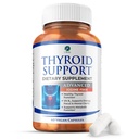 1 몸 Thyroid 지원 보충교재, Iodine 자유로운, Vegan, L-Tyrosine와 Ashwagandha와 더불어, 60의 캡슐