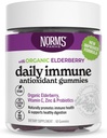 Norm의 농장 유기 Elderberry Gummies - 아연, DE111 Probiotic, 비타민 C를 가진 성인 & 아이를 위한 매일 면역 지원 - 미국, 3rd 당 시험해 - 붕대, 글루텐 자유로운, 고약, 비 GMO, 60의 Gummies