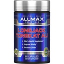 ALLMAX Essentials LongJack Tongkat Ali - 60 캡슐 - 남성 건강 보충 - Vitality 개선 - 60 서빙