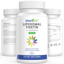 Quercetin를 가진 Liposomal Fisetin는 서빙 당 1200 mg, 여자를 위한 높은 흡수 Polyphenols 산화 방지제, 남성, 비 GMO, 글루텐 자유로운, 1개의 Bottle-60 Softgels를 보충합니다