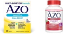 AZO 효모 플러스 이중 기복 60의 정제, 효모 감염 & 질 증상 기복 + 크랜베리 직업적인 Urinary Tract 건강 보충교재 600mg PACRAN, 1 봉사 = 크랜베리 주스 100 CT의 1 이상 유리