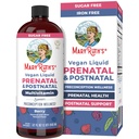 MaryRuth Organics Postnatal & Prenatal Vitamins for Women | 슈가프리 | 여성전용 멀티비타민, 임신 및 간호 | 생강 | 셀레늄 | Folate | Vegan | Non-GMO | 글루텐 | 32oz