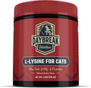고양이와 새끼 고양이를위한 L-Lysine - 면역 및 호흡 지원을위한 고양이를위한 900 mg L Lysine 분말 - L-Lysine, Prebiotics, Krill, & DMG를 가진 고양이 보충