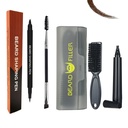남자를 위한 Beard 연필 충전물, Hysotok Beard 펜 Beard 채우는 펜 장비, WaterProof 땀 증거 오래 견딘 Beard 충전물 펜, 남자 Mustache 수리 모양을 위한 두 배 끝 Beard 솔 (dark 갈색)