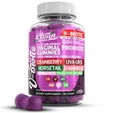 Cranberry, Uva Ursi, Horsetail, D-Mannose, Prebiotics & Digestive Enzymes, PH Balance Flora Odor VBiotic를 위한 질 건강 보충교재를 위한 여성 Gummies를 위한 청결한 Nutraceuticals 질 Probiotics