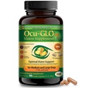 중간 및 대형 개를위한 Ocu-GLO PB 비전 보충 - Lutein, Omega-3 지방산, 포도 씨앗 추출물 및 산화 방지제와 함께 분말 혼합을 관리하기 쉬운, 90ct 분말 캡슐
