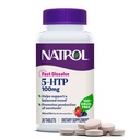 Natrol 5-HTP 100 mg, 빠른 용해 보충, 균형 잡힌 계류, 세로토닌 생산 및 일반 웰빙, 30 혼합 베리 정제, 최대 30 일 공급