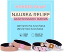 모닝 세이크스 릴리프 팔찌 | Acupressure Anti Nausea Band for Pregnancy Nausea Relief, First Trimester Pregnancy Essentials (2 세트) (중간)