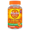 성인을 위한 Metamucil 섬유 Gummies, 설탕 없음 오렌지 풍미, 5g 식물 기초 Prebiotic 섬유 보충교재 혼합, 72 조사