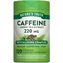 Nature's Truth Caffeine Pills | 220mg | 120 개 | 녹차 추출물 | Vegan, Non-GMO 및 글루텐 무료 보충
