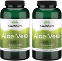 Swanson Aloe Vera 25 밀리그램 300 Sgels (2 팩)
