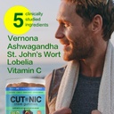 Best Quit smoke products|Vernonia Cinerea St. John's Wort Ashwagandha를 임상으로 공부한 1개의 임상으로 3개의 Quit Vaping | 모든 자연 | 설탕 무료 Gummies 60 개 (Berries)