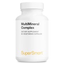 SuperSmart - Multimineral Complex 보충 (풀 스펙트럼) - 마그네슘, 아연, 붕소, 칼슘, 크롬, 셀레늄, 이오딘, 칼륨 | Non-GMO & 글루텐 무료 - 90 채식 캡슐