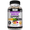 Kaya Naturals Elderberry Immune 지원, 성인 비타민, Probiotics 및 Turmeric 1000mg 면역 체계 부스터 Sambucus 캡슐 - 60 조사를 위한 아연과 비타민 C를 가진 Elderberry