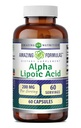 Amazing Formulas Alpha Lipoic Acid | 200 Mg 보충 | 캡슐 | 비 GMO | 글루텐 프리 | 미국 (1 팩, 60)