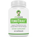 VitaMonk FenuTraxTM Fenugreek 추출물 강력한 50% Fenugreek씨 추출물 Fenuside를 위해 표준화되는 - 높은 Furostanol Glycoside 및 Saponin 내용 Testofen에 비교할 때 - 60의 캡슐