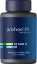 ProHealth 비타민 D3 5000 IU (5000 IU, 100 캡슐)