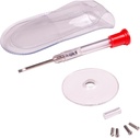 Apex Glass Repair Kit - 작은 스크루드라이버, 유리 나사, Magnifying Glass, 나사 가이드, 및 스토리지 파우치가있는 안경 수리 키트 - 보편적 인 안경 수리 키트, & 선글라스