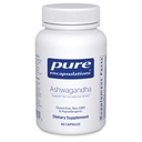 Pure Encapsulations Ashwagandha - 500 mg Ashwagandha 추출물 - Metabolism & 스트레스 지원 - 면역 지원 - GMO 무료 & Vegan - 60 캡슐