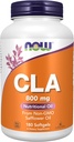 지금 보충 교재, CLA (농약한 Linoleic 산) 800 mg의 영양 기름, 180 Softgels