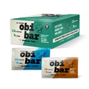 오비바 샘플러 - 단백질 및 오트 섬유 바 | All-Natural | Sustained Energy | Lightly Sweet Taste | 6 Chocolate Almond 및 6 Blueberry Almond | AVOCADO OIL | 달걀 흰 단백질 | 콩 무료, 낙농장 무료, 설탕 알코올, 씨앗 기름 | 2.4oz, 12 Pack