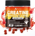 남성 & 여성을 위한 크레아틴 Monohydrate Gummies - 서빙 당 5g Creatine Monohydrate, 지원 운동, 영 설탕, 120 Vegan 보충교재 Gummies
