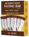 Prolon Fasting Bar | 5g Protein, 7g Fiber | Keto-Friendly, Gluten-Free, Dairy-Free, Plant-Based | Intermittent Fasting의 영양 | 패스트를 깰 수 없습니다 | 초콜릿 칩 (12 개)