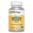 SOLARAY 슈퍼 바이오 버퍼 비타민 C 1000mg, 2 단계, Bioflavonoids, 면역 지원 보충교재를 가진 시간 방출 비타민 C - 높은 흡수, Vegan, 60 일 보증, 50 서빙, 100 VegCaps