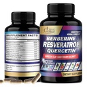 Cadane Resveratrol 보충 - 10in1 Plus with Quercetin, Berberine, 녹차, 포도 씨앗, Hawthorn Berry, Turmeric, Rhodiola Rosea, Ginkgo Biloba 및 Black Pepper - 60 캡슐