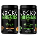 Jocko 연료 녹색 분말 번들 - 건강한 녹색 주스를 위한 녹색 & Superfood 분말 - Spirulina, Chlorella, 소화 효소, & Probiotics에 친절한 Keto - 60의 서빙
