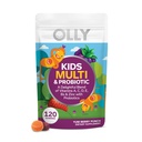 OLLY Kids Multivitamin & Probiotic Gummy, 소화 지원, 비타민 A, D, C, E, B, 아연, Chewable 보충교재, 베리 맛, 60 일 공급 - 120 조사
