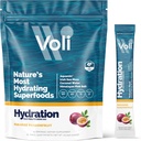 Voli Electrolytes Powder Packets | 습식 설탕 전해질 음료 믹스 포함 | Keto & Fasting Friendly, Natural Superfood & Minerals | Passionfruit, 15-Count