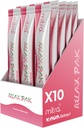 Mitra9 Kava Powder RelaxPak - Strawberry Watermelon Kava Extract Powder Packets | Mood Enhancer | 플랜트 기반 | 천연 Calm 및 Clarity | Easy Open Single-Serving Stick (10)