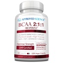 승인 된 과학 BCAA 보충 - 60 정제 - 2400mg - 성능과 강화 근육 발달 증가 - L-Leucine, L-Isoleucine, L-Valine - 미국에서 만든, 비 GMO