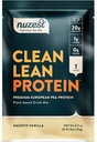 Nuzest - Pea Protein Powder - Clean Lean Protein, Premium Vegan Plant 기반 단백질 분말, Dairy Free, Gluten Free, GMO Free, Naturally Sweetened Protein Shake, Smooth Vanilla, 1 서빙, 0.9 oz