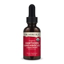 Mercola Organic Hawthorn 및 Hibiscus Liquid Drops 규정식 보충제, 30 서빙 (30 Droppers), 비 GMO, 글루텐 무료, Soy Free, USDA Organic
