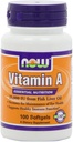 NOW 비타민 A 25,000 Iu, 100 Softgels (포장 4)