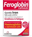 Feroglobin Vitabiotics 유기 비타민 및 미네랄 캡슐 30 캡슐