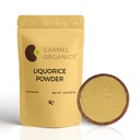 CARMEL ORGANICS Licorice 뿌리 분말 - 8 Ounce | 초본 보충 | 천연 감미료 및 소화 보조 | 비 GMO | 추가 보존 및 첨가제