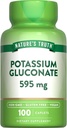 자연의 진실 칼륨 Gluconate 595 mg 보충 교재, 100 개 (포장 3)