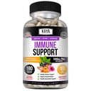 Kaya Naturals Elderberry Immune는 성인, Probiotics 및 Turmeric 1000mg 면역 체계 부스터 Sambucus Elderberry 캡슐 - 180 조사를 위한 아연과 비타민 C를 가진 지원