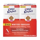 Little Remedies Infant Fever & Pain Reliever, 천연 베리 맛, 2 Fl Oz (팩 2)