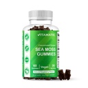 Vitamatic Irish Sea Moss Gummies - 3000mg는 봉사 당 동등합니다 ( 추출물 132.5mg에서) - 60 Ct는 Bladderwrack & Burdock 뿌리로 만들었습니다 - Thyroid, Energy & Immune 지원을 위한 Seamoss 보충교재