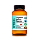 DR WAKDE's Cayenne Pepper Powder (Capsicum frutescens) - 100g (3.5oz) | 순수하고 & 건조 분말 | Ayurvedic Herb | Vegan |