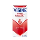 Visine Red Eye Comfort Redness Relief Eye Drops to Help Relieve Red Eyes because to Minor Eye Irritations Fast, Tetrahydrozoline HCl, 0.5 fl. oz