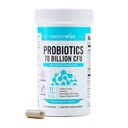 NatureWise Probiotics 70 억 CFU - 17 Strains + Organic Prebiotics - 여성 및 남성을위한 면역 및 Gut 건강 지원 - 채식주의, 글루텐 프리, 비 GMO - 60 캡슐 [2-달 공급]