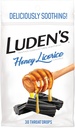 Luden's Soothing Throat Drops, 꿀 Licorice, 30 ct (팩의 1)