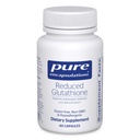순수 캡슐화 감소 글루타티온 | Hypoallergenic Antioxidant Supplement to Support Liver and Cell Health* | 60 캡슐